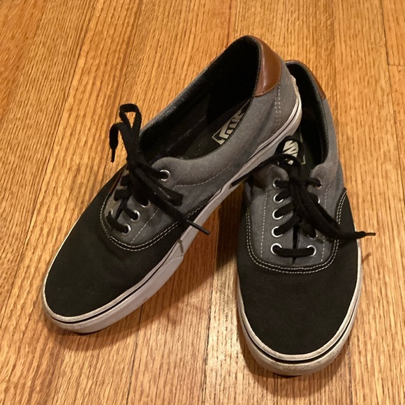 Vans Shoes - Black and Gray Vans Canvas Shoes Size 10